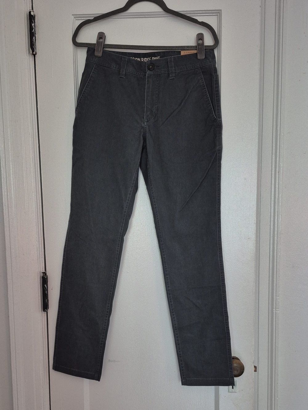 Toad & Co Men's Mission Ridge Lean Pant Iron Vintage Wash 30x32